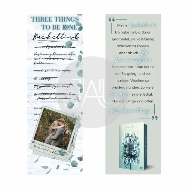 Lesezeichen Three Things To Be Done