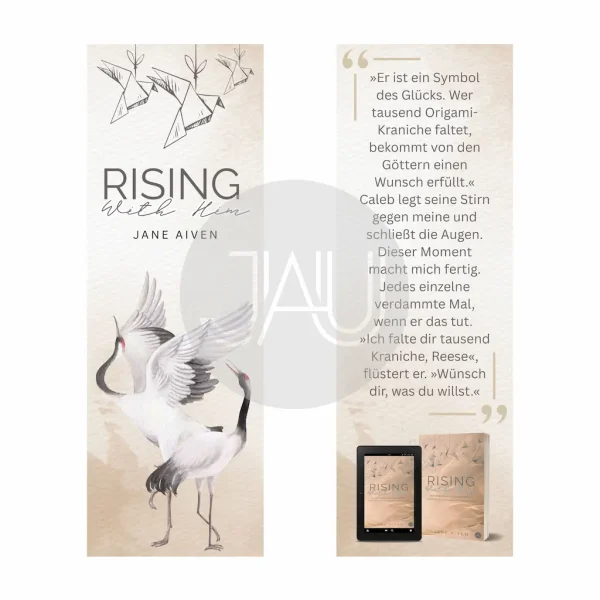 Lesezeichen Rising With Him